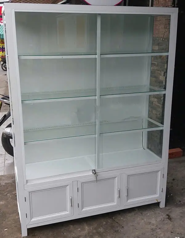 Báo giá tủ nhôm kính, tủ bếp nhôm kính đẹp giá rẻ 2026 78 tủ nhôm kính đựng hồ sơ- tủ hồ sơ nhôm kính