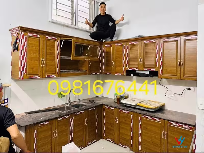 Tủ Bếp Nhôm Kính Giá Bao Nhiêu