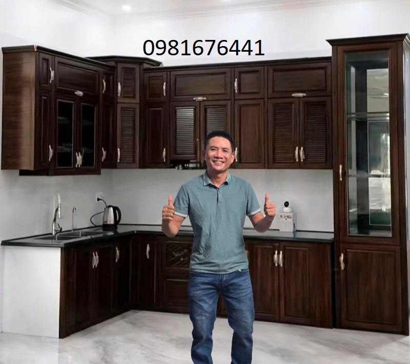 Tủ Bếp Nhôm Kính Quận Long Biên Đẹp Hiện Đại
