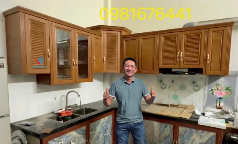 Tủ Bếp Nhôm Kính Quận Bắc Từ Liêm Đẹp Hiện Đại Giá Rẻ