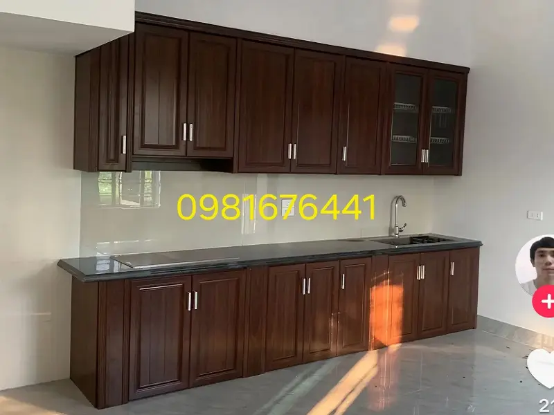 mẫu Tủ Bếp Nhôm Kính đẹp hiện nay luôn dẫn đầu xu hướng nội thất hiện đại