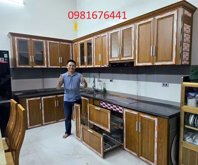 70 Mẫu Tủ Bếp Nhôm Kính Đẹp Giá Rẻ Tại Hà Nội