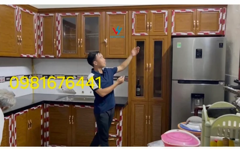 Tủ Bếp Nhôm Kính Quận Tây Hồ Đẹp Sang Trọng