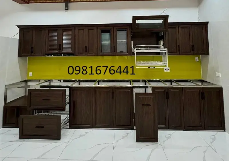 Tủ Bếp Nhôm Kính tại Hà Nội