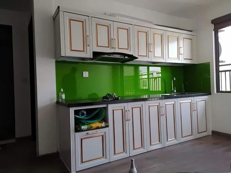 30 Mẫu Tủ Bếp Nhôm Kính Đẹp Giá Rẻ Cho Nhà Phố 12 Tủ Bếp Nhôm Kính Đẹp Hiện Đại Giá Rẻ