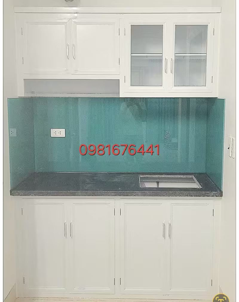 Tủ Bếp Nhôm Kính Cho Nhà Nhỏ Đẹp Và Tiết Kiệm Diện Tích 14 Mẫu Tủ Bếp Nhôm Kính Mini Giá Rẻ