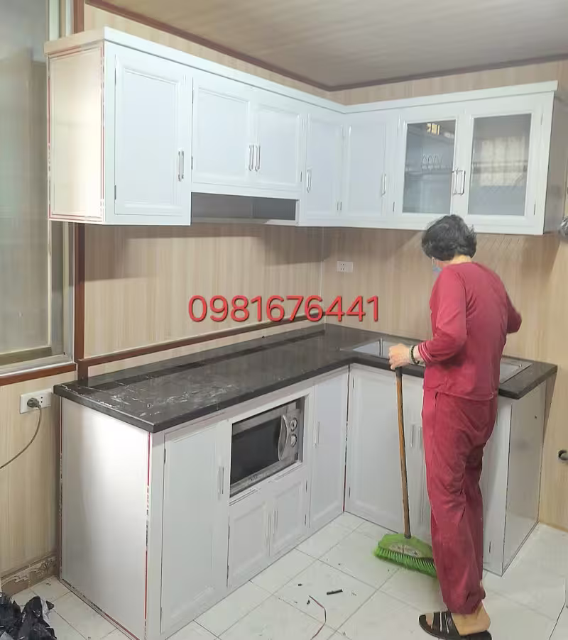 Tủ Bếp Nhôm Kính Hà Nội Đẹp Giá Rẻ Thi Công Tận Nơi
