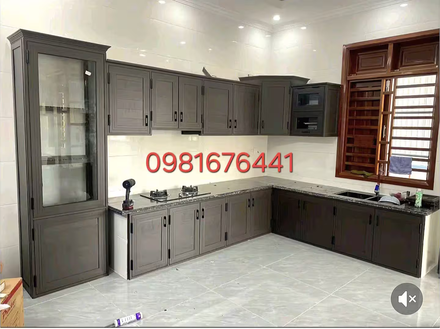 Tủ Bếp Nhôm Kính Hà Nội Đẹp Giá Rẻ