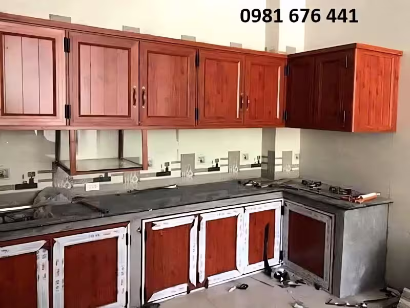 Tủ Bếp Nhôm Kính Thanh Xuân Hà Nội Đẹp Giá Rẻ