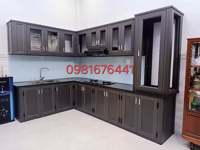 Tủ Bếp Nhôm Kính Quận Bắc Từ Liêm Đẹp Hiện Đại Giá Rẻ
